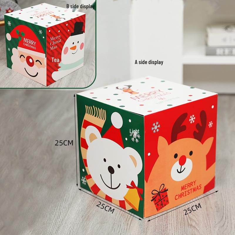 Sada dárkových krabic Vánoční stromek: Stojan na ozdoby a slavnostní balení