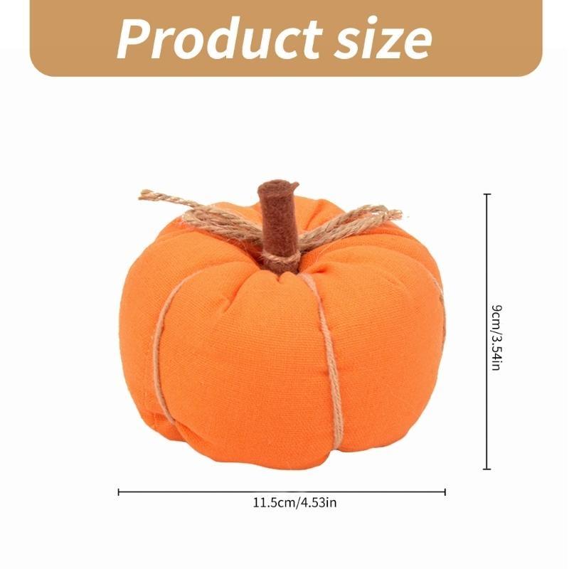 652F 4 st Blandade Höstfestival Tyginslagning Konstgjorda Pumpor Hem- och Kontorsdekorationer