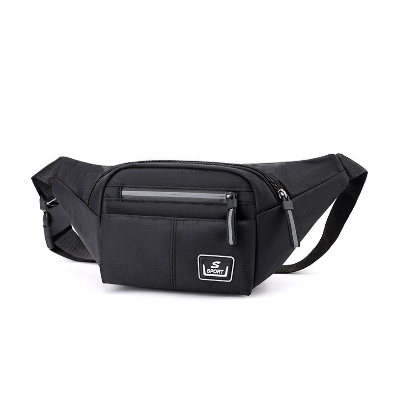 New Multi Layer Men's Waist Bag Outdoor Leisure Sports Women's Chest Bag Travel Mobile Wallet