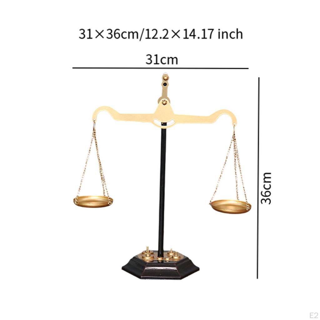 Libra Jewelry Display Centerpiece Stand Decorative Tabletop Accessories Desktop Balance Scale Art