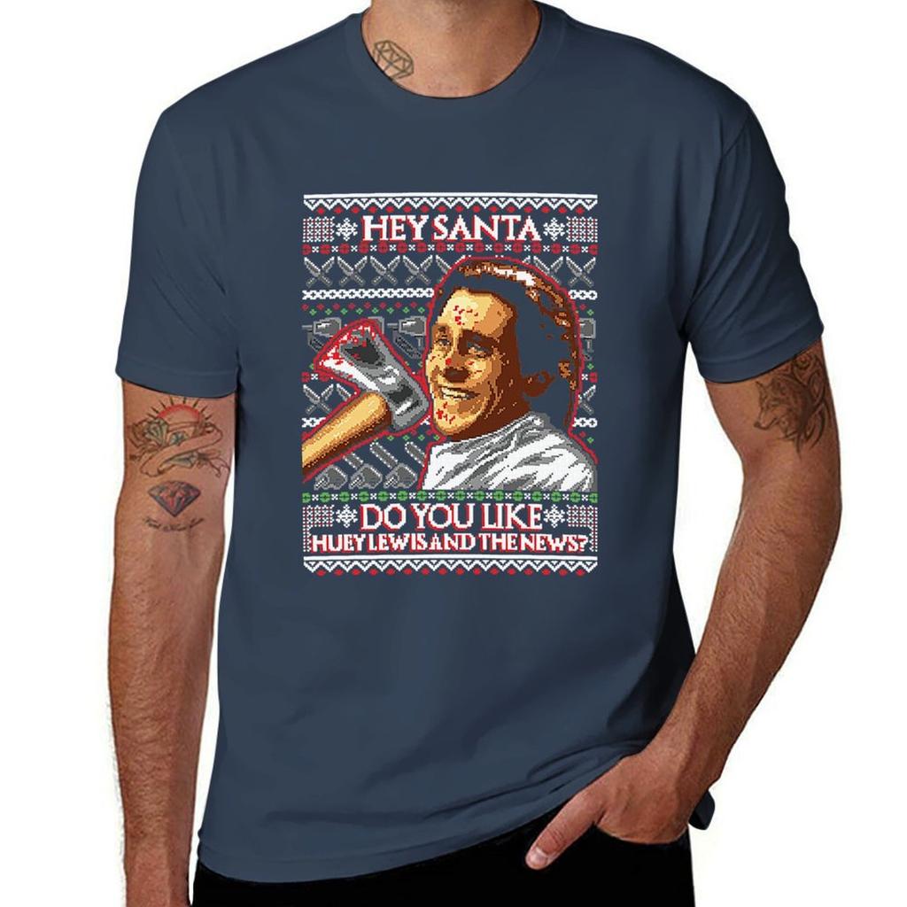 American Santa T-shirt Anime Tshirt T Shirts For Man Cotton Funny T Shirt Personalised T-shirt
