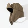 Eiderdown Bomber Hat Thick Ushanka Fur Hat Outdoors Winter Cap  for Men Women