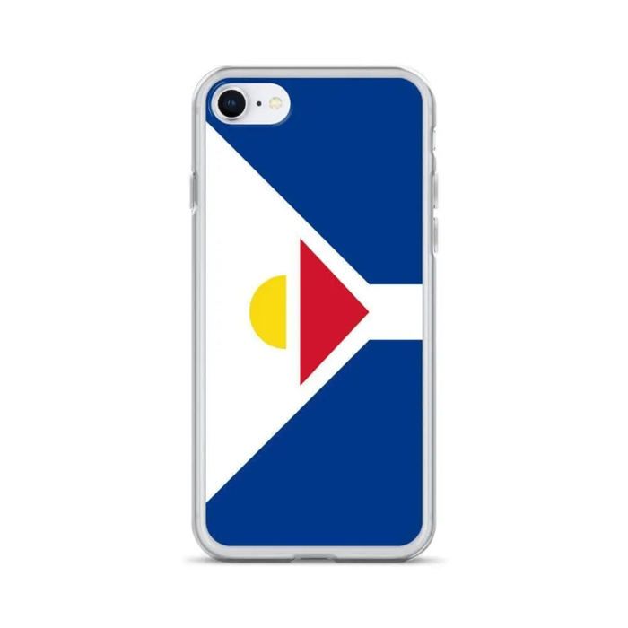 Coque Télephone Drapeau Saint-Martin (Francouzské Antily) - iPhone SE 2020