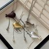 Pulling Necklace for Little Fish - Simple and Stylish, Unique Design, Cute Long Winter Decorative Sweater Chain
