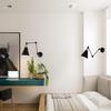E27 60W 110-220V Loft Industrial Wall Lamps Retro Bed Bedside Light Black Adjustable Vintage LED Wall Light