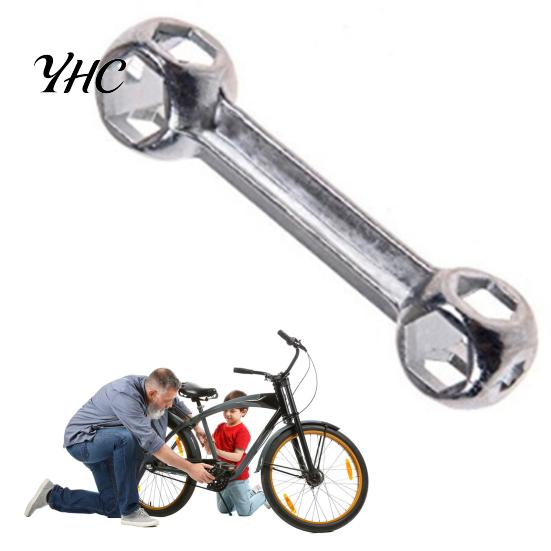 Cycling Bicycle Wrench 1/2/3/4/5Pcs 10-In-1 Multi-function 6-15MM Bone Shape Hexagon Bike Repair Spanner Holes Torque Tool Zinc Alloy
