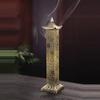 Y Imitation Bronze Incense Burner for Incense Sticks Sandalwood OUD Incense Holder Zen Metal Home Decoration Buddhist Supplies