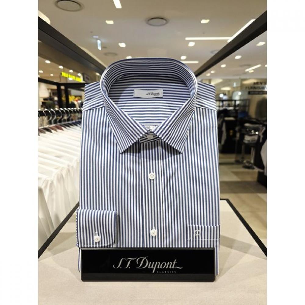 

S.t. Dupont Stretch Fabric Long Sleeve Shirt Se5sm12ls707sny 95
