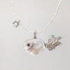 Collana Ciondolo Pesce Carino Serie Oceano Retrò Placcata Oro 18K