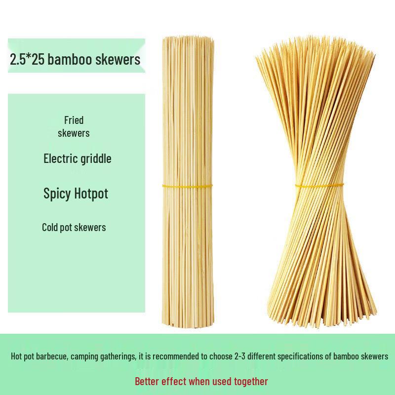 ZISIZ Disposable Bamboo Skewers