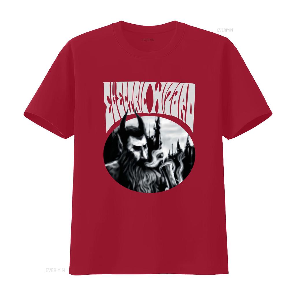 Electric Wizard Ultra Cotton T Shirt with Dopethrone Design Vintage Washed Fashion Breathable Graphic Stretched Homme Casual