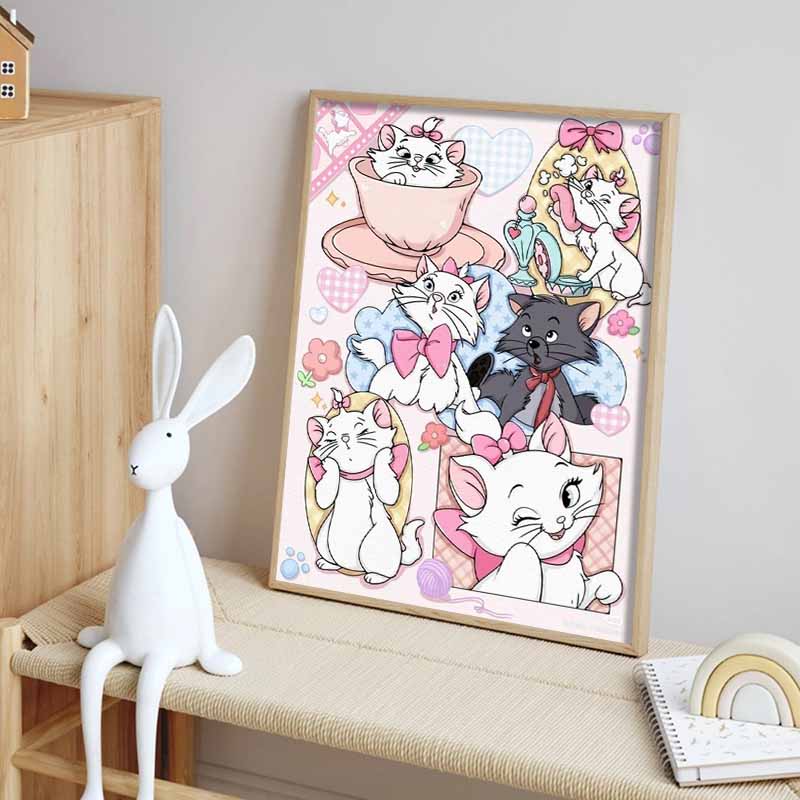 Disney Diamond Painting Marie Cat A Sweet and Adorable Collection of Illustrations DIY Crafts 5D Mosaic Embroidery Hobby Gifts Home Decor
