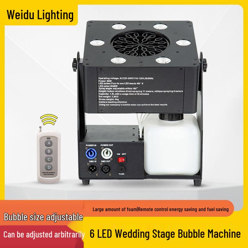 90W RGBA LED Bubble Machine for Parties