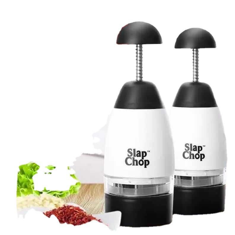 Manuální multifunkční sekáček na česnek s nerezovými čepelemi pro domácí vaření