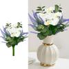 Artificial Flower 13.77Inch Realistic Flower Arrangement Bouquets for Home Vase Decoration Wedding Table Centerpieces