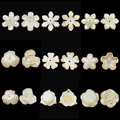 Anhänger Charms für Schmuckherstellung, 5–50 Stück, lose Perlen, beige, Blumen-Anhänger, Halskette, Armband, DIY-Handwerk