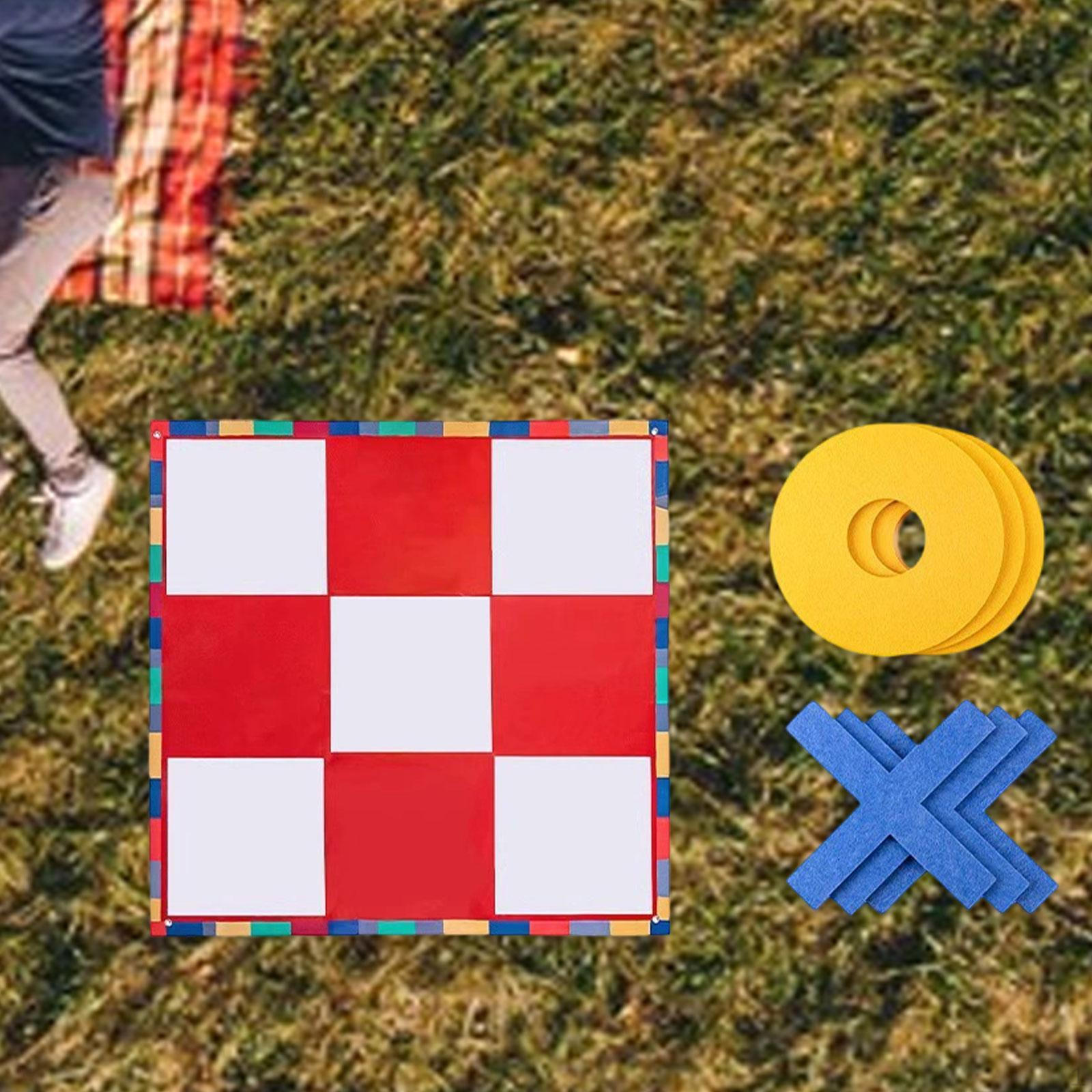 

Шахматный набор Toe, настольная игра, головоломка, развлечения в помещении и на открытом воздухе, интерактивная игрушка XO 120cm and Red