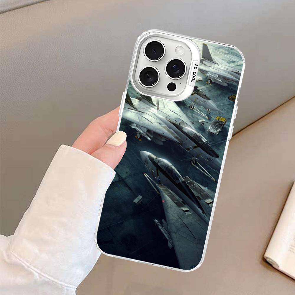 Aircraft Airplane cool Phone Case For iPhone 16 15 14 13 12 11 Pro Max X XR XSMAX 8 7 Plus Matte Shockproof Back Cover