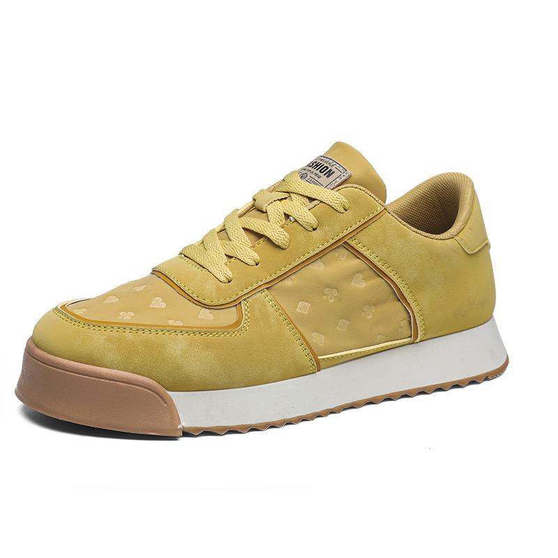 Forrest Gump Schuhe Herren vielseitig Frühling neu Low-Top Schnür-Board-Schuhe Herren höhenverstärkend Modetrend lässige Herrenschuhe