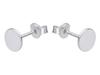 Minimalist Silver Earrings Hoops 6Mm Coin Delicate Celebrities Circles