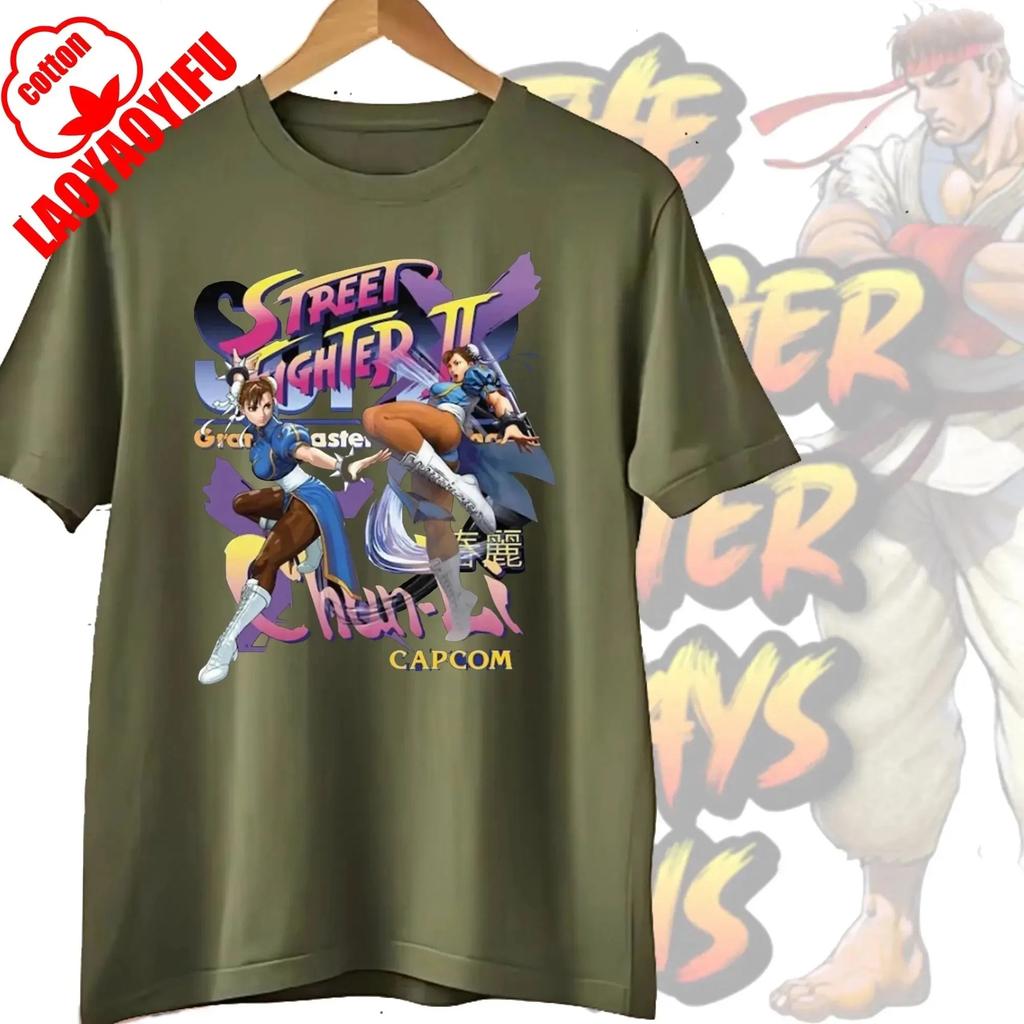 Novelty Street Fighter Select Classic Vintage Essential TShirt Short Sleeve Tees Boyfriend Fashion Clothes Women Men Streetwear
