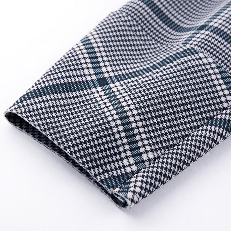 Pasite Women's Casual Plaid Hooded Jacket