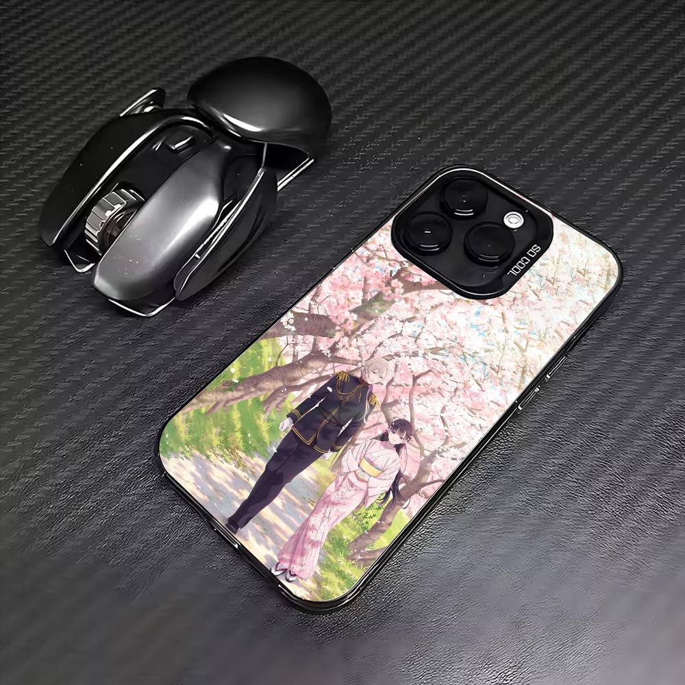 Anime M-My Happy M-Marriage  Phone Case For iPhone17,16,15,14,13,12,11 Plus,Pro Max Colored Silver Plated Inside Cover