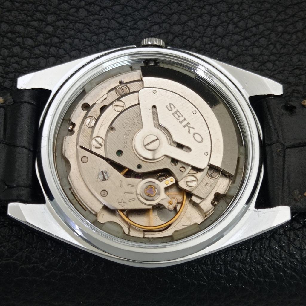 REFURBISHED SEIKO 5 AUTOMATIC 6309A VINTAGE JAPAN MENS SILVER WATCH a442258-1