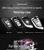 Key Fob Cover for BMW 5 Series 525li, 2 Series, 3 Series 320li, 7 Series, X3 X4 - Compatible with Modifications