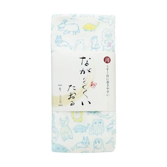 Prairie Dog Long Towel Artist TNT-805 Smooth Touch Absorbent 100% Cotton Made in Japan 33x100cm