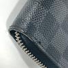 Louis Vuitton N61653 Damier Graphite Portefeuille Vasco Zip Around Long Wallet