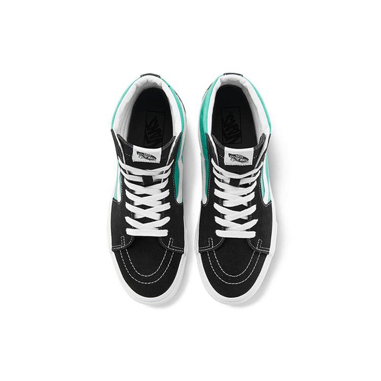 Vans Sk8 High Top Skate Shoes Unisex Sneakers Green Black VN0A32QG4FV