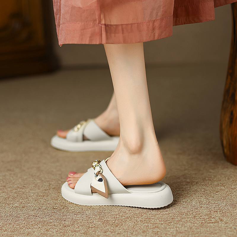 Мюли Krazing Pot из микрофибры с открытым носком на низком каблуке — фото 17