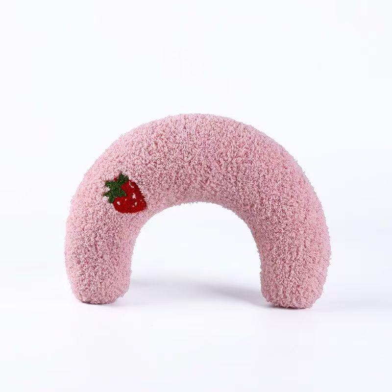 U-Shape Moon Pillow for Cats & Dogs - Special Neck Support for Deep Sleep