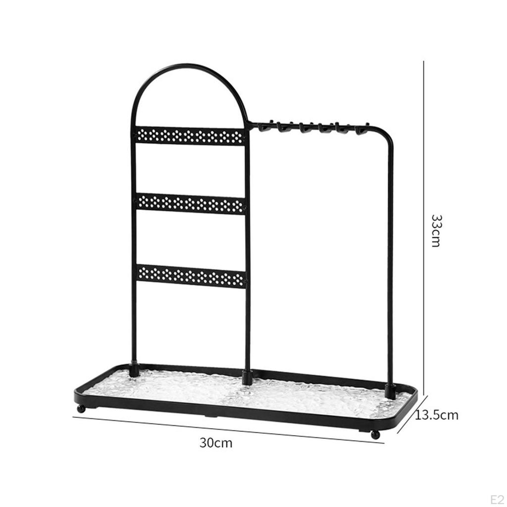 Schmuckhalter, Organizer, Ständer für Damen und Mädchen, Ringe, Ohrringe, Armbänder, Halsketten, Schminktisch