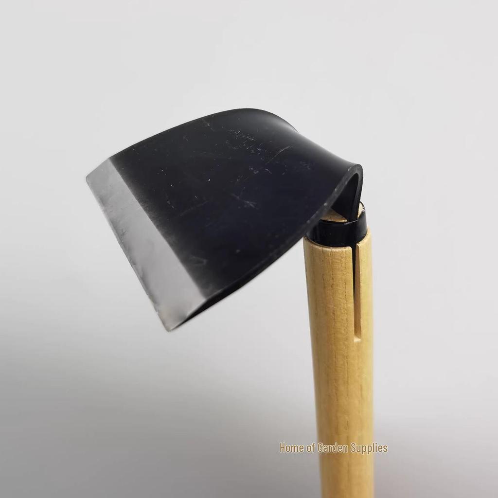 T-Shaped All-Steel Hand Hoe: Half-Moon Blade for Gardening and Weeding