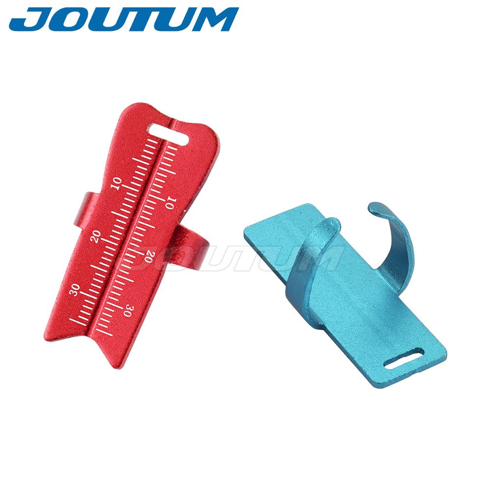 1pc Dental Rulers Aluminium Dentist Endo Finger Ruler Measure Scale Endodontic Dental Instruments Measuring Aluminium Endo Ruler