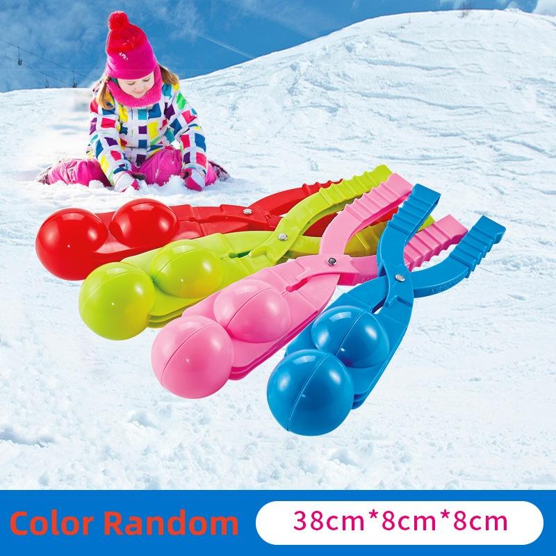 New Snow Toy Hot Selling Multiple Colors Snowball Clip Duckling Astronaut Mold Three Piece Set For Playing Snow Toy Clip