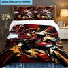 Iron In Action 3PCS Bedding set,Ideal for 1pc Duvet Cover And 2pcs Pillowcases Perfect for Fan gift,Ideal for Bedroom, Dormitory