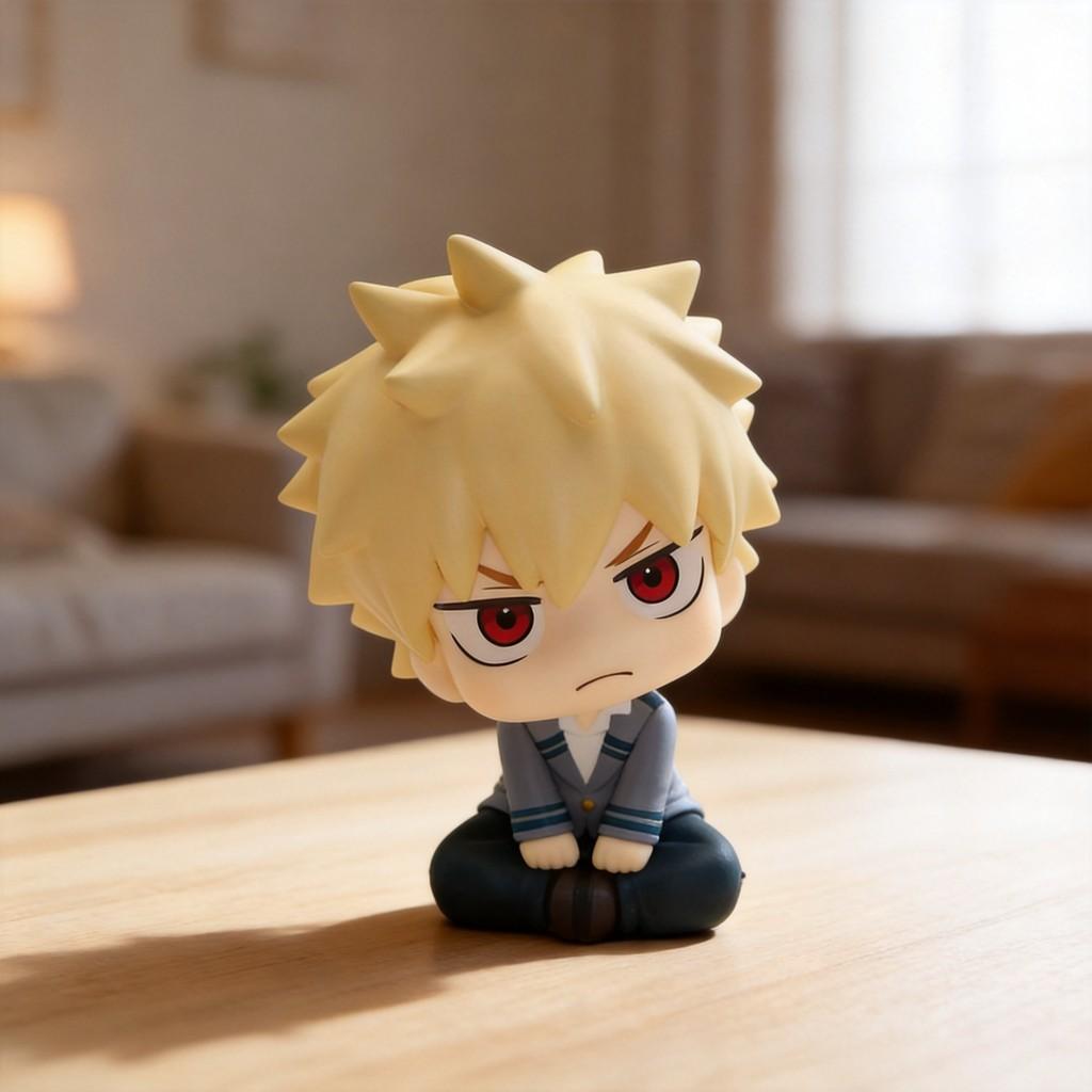 My Hero Academia Bakugo Deku Shoto Dabi Pvc Collectible Figures With Bright Colors For Gift And Display