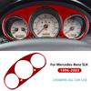 Prawdziwa miękka naklejka ozdobna z włókna węglowego do Mercedes Benz SLK R170 1996 1997 1998 1999 2000 2001 2002 2003 Rama prędkościomierza samochodowego
