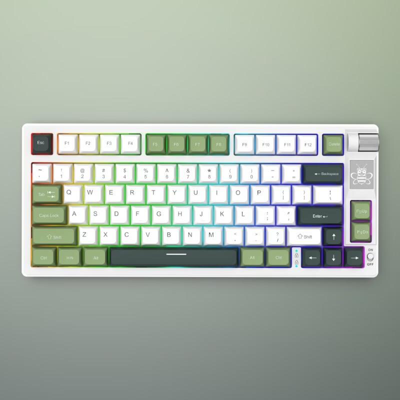 OLOEY 75-Key Tri-Mode Mechanical Keyboard