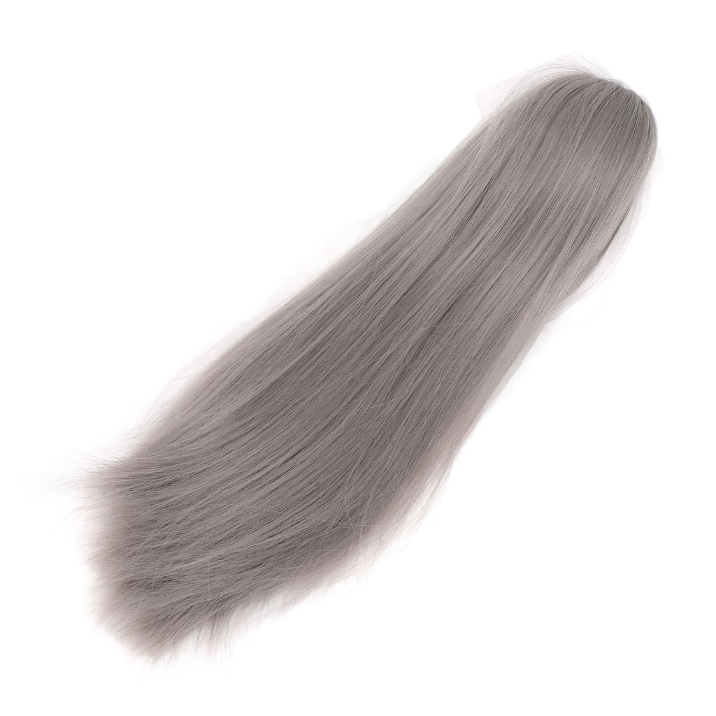 Peruka dla lalki 1 4 dla lalki 7 do 8 cali Miękki jedwab wysokotemperaturowy Stylizacja DIY Lalka przegubowa Długa prosta peruka dla