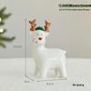 Christmas Ceramic Glowing Tree House Ornament - Desktop Scene Decoration Prop & Gift