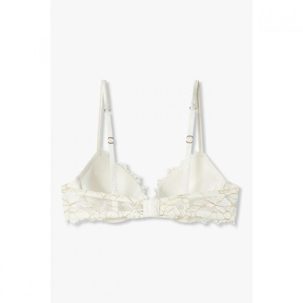 Emporio Armani Women S puSh Up Bra   Panty Set Metallic Embroidery 0825185531 0825111531