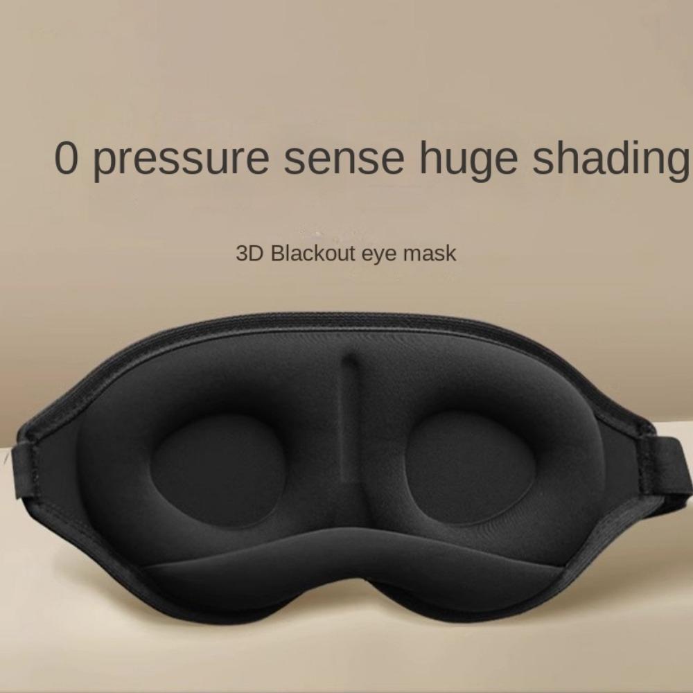 Yumuşak 3D Göz Maskesi Basınçsız Işık Engelleme Uyku Maskesi Nefes Alabilen Kapsül Göz Maskesi Yorgunluğu Giderir