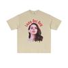 Singer Lana Del Rey Portrait Graphic TShirt Unisex Casual Cotton Loose Short Sleeve TShirt Mens Fashion Vintage Street Style