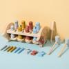 Wooden Fishing And Groundhog Children Puzzle Toys For Early Childhood Learning