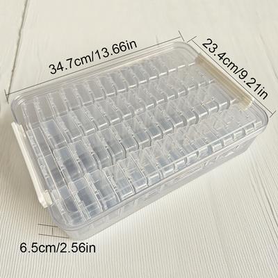 60 PCS DIY Diamond Painting Storage Box, Nail Art Jewelry Rhinestone Mosaic Storage Container, Multifunctional Storage Box