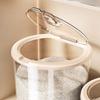 Kitchen Storage Bin for Grains Flour Large Capacity Airtight Rice Container Moisture-Proof Insect-Proof Design Kitchen Organization Essential
